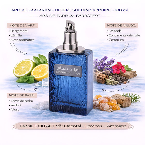 Ard Al Zaafaran DESERT SULTAN SAPPHIRE 100 ml, Apă de parfum barbatesc