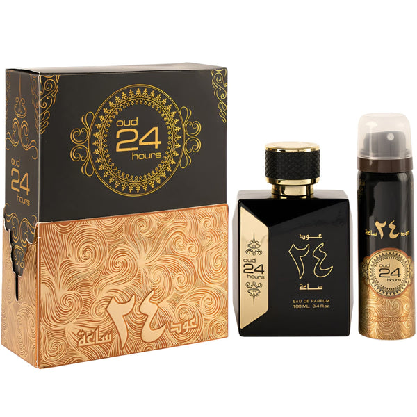 Ard Al Zaafaran Oud 24 Hours Parfum + Deodorant Spray 100 ml b