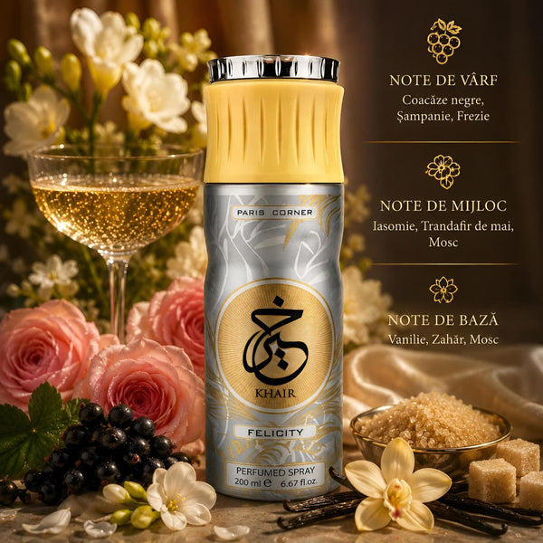 Deodorant Paris Corner Khair Felicity 200 ml a