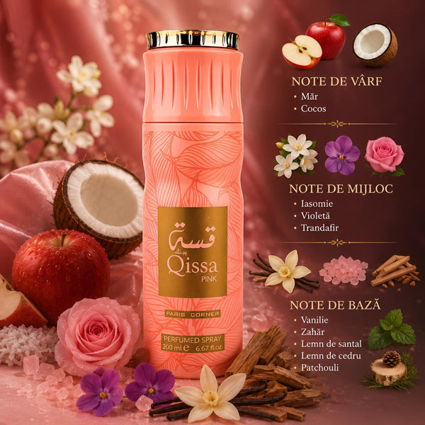 Deodorant Paris Corner Qissa Pink 200 ml