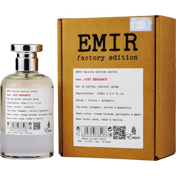 Emir Just Bergamot 100 ml, Apă de parfum Unisex
