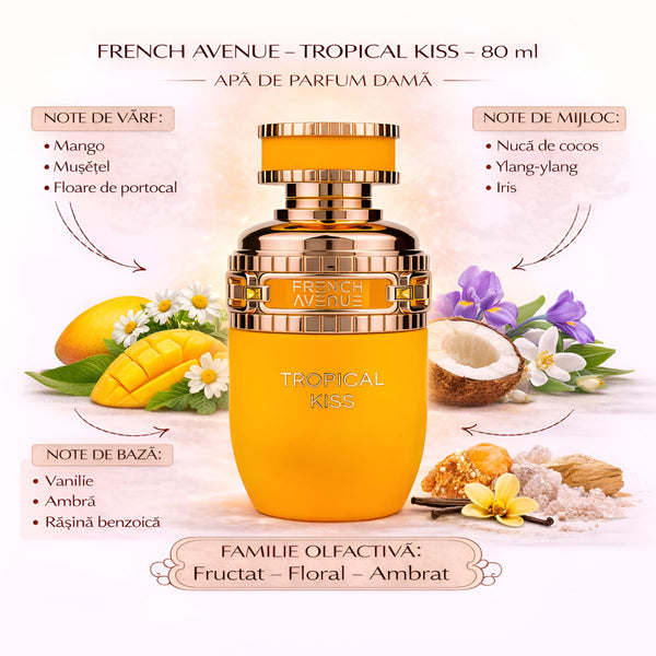 French Avenue Tropical Kiss 80 ml, Apă de parfum dama b