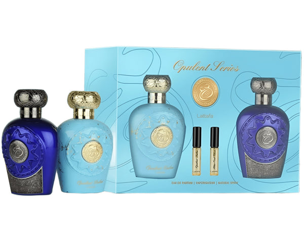 Gift Set Lattafa Opulent Dubai & Blue Oud Elixir 100 ml