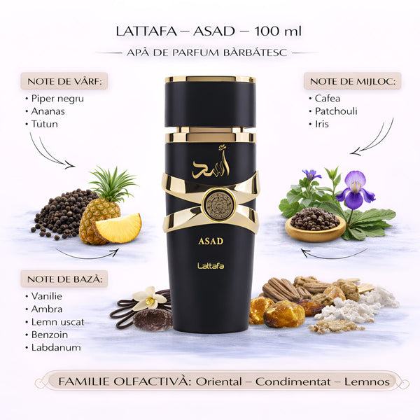 Lattafa ASAD 100 ml, Apă de parfum barbatesc b