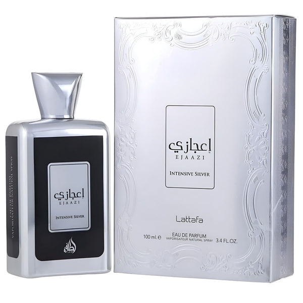 Lattafa EJAAZI INTENSIVE SILVER 100 ml, Apă de parfum Unisex c