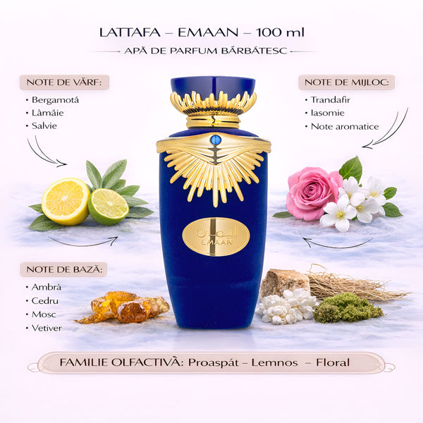 Lattafa EMAAN 100 ml, Apă de parfum barbatesc b