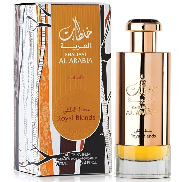 Lattafa KHALTAAT AL ARABIA GOLD ROYAL BLENDS 100 ml, Apă de parfum Unisex b