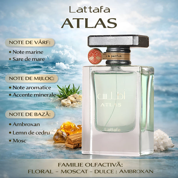 Lattafa ATLAS 55ml, Apă de parfum Unisex