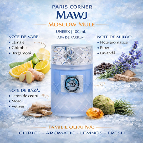 Paris Corner Mawj Moscow Mule 100 ml, Apă de parfum unisex b
