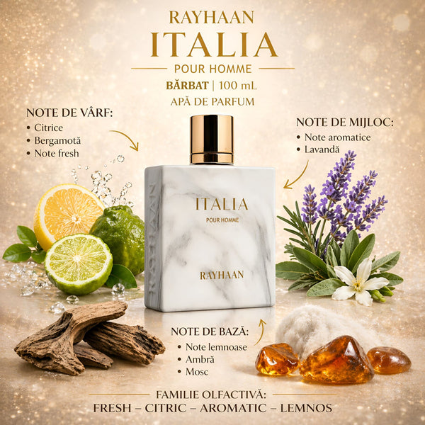 Rayhaan Italia 100 ml, Apa de parfum barbat b