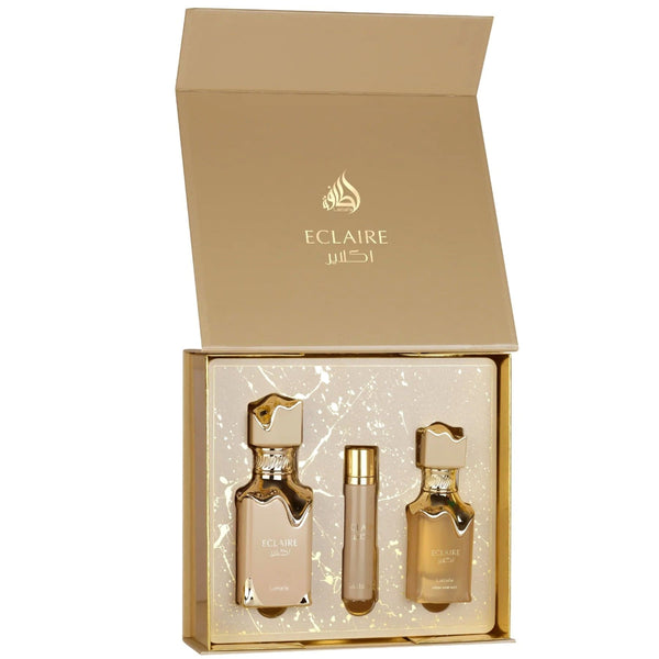 Set Cadou Lattafa Eclaire 100 ml + 12 ml + hairmist 50 ml b