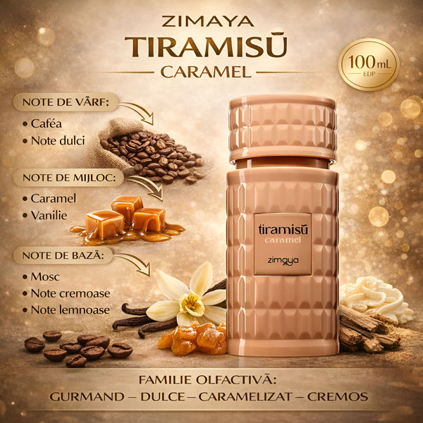 Zimaya Tiramisu Caramel 100 ml, Apă de parfum unisex b