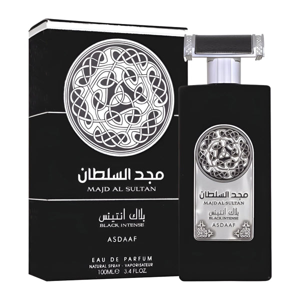 Asdaaf Majd Al Sultan Black Intense 100 ml, Apă de parfum barbatesc c