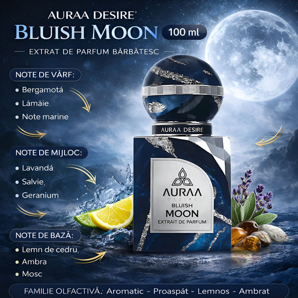 Auraa Desire Bluish Moon 100 ml, Apă de parfum barbatesc b
