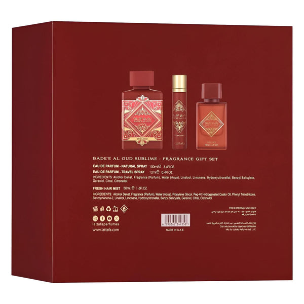 Badee Al Oud Sublime Gift Set Unisex b