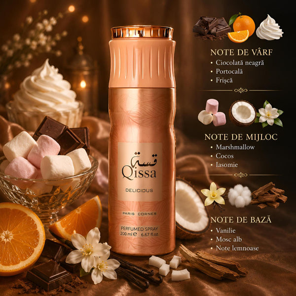Deodorant Paris Corner Qissa Delicious 200 ml