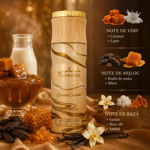 Deodorant Paris Corner Taskeen Caramel Cascade 200 ml