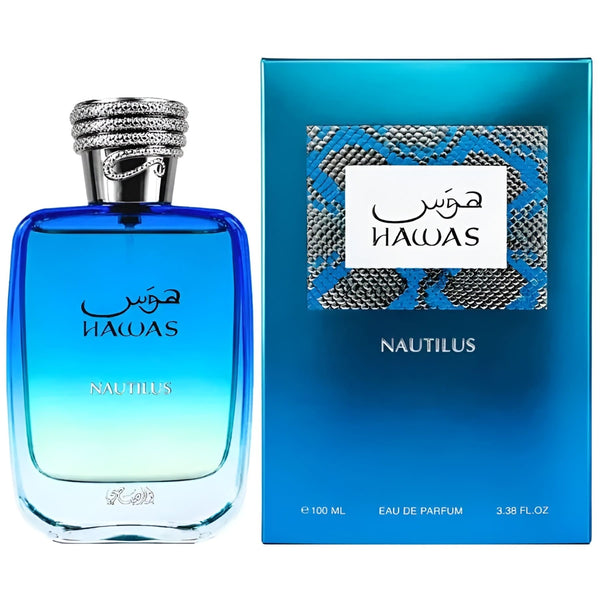 Hawas Nautilus Rasasi 100 ml, Apa de parfum Barbat
