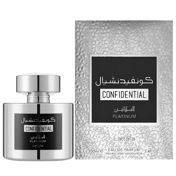 Lattafa CONFIDENTIAL PLATINUM 100 ml, Apă de parfum barbatesc