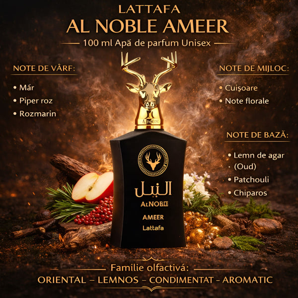 Lattafa AL NOBLE AMEER 100 ml, Apă de parfum Unisex b