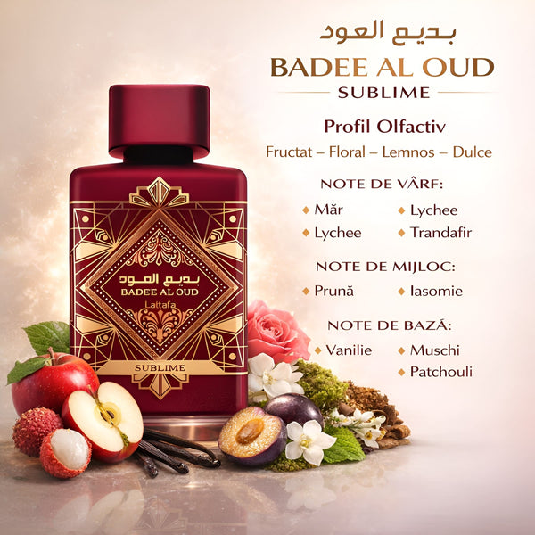 Lattafa BADEE AL OUD Sublime 100 ml, Apă de parfum Unisex d