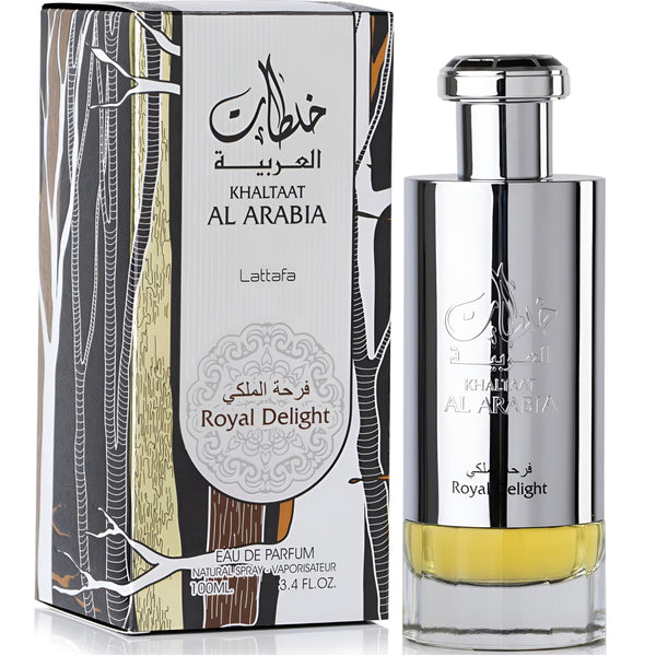 Lattafa KHALTAAT AL ARABIA SILVER ROYAL DELIGHT 100 ml, Apă de parfum barbatesc c