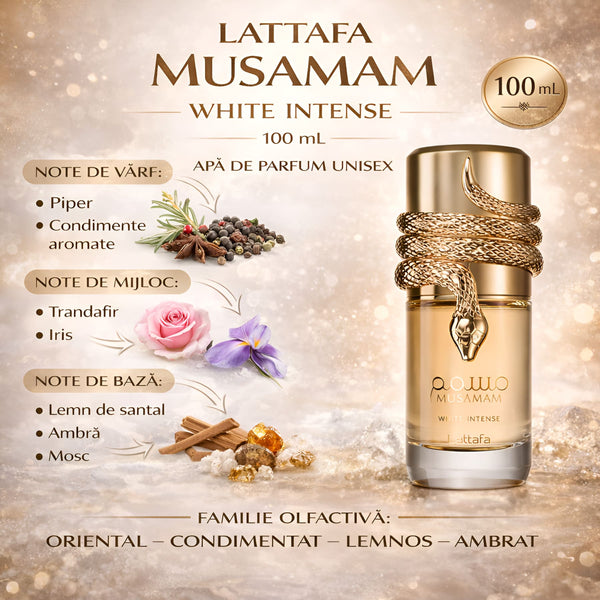 Lattafa Musamam White Intense 100 ml, Apă de parfum unisex c