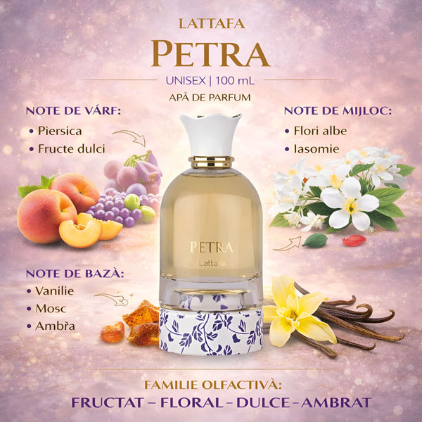 Lattafa Petra 100 ml, Apă de parfum Unisex d