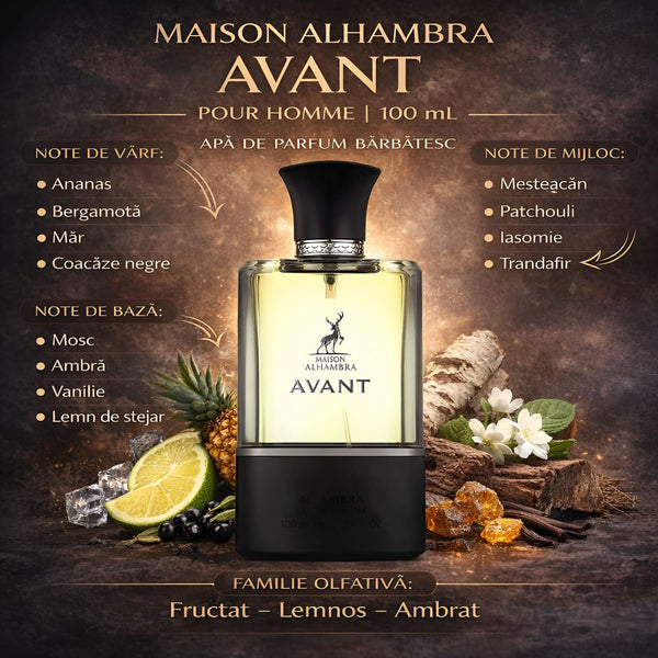 Maison Alhambra AVANT 100 ml, Apă de parfum barbatesc b