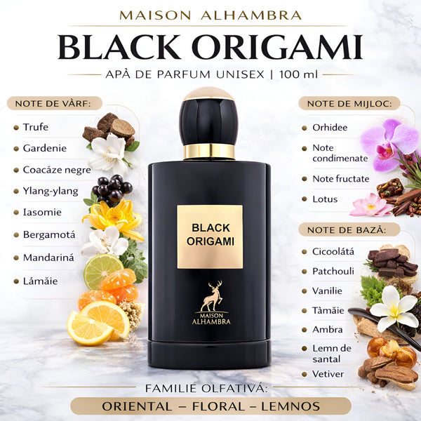 Maison Alhambra Black Origami 100 ml, Apă de parfum Unisex b