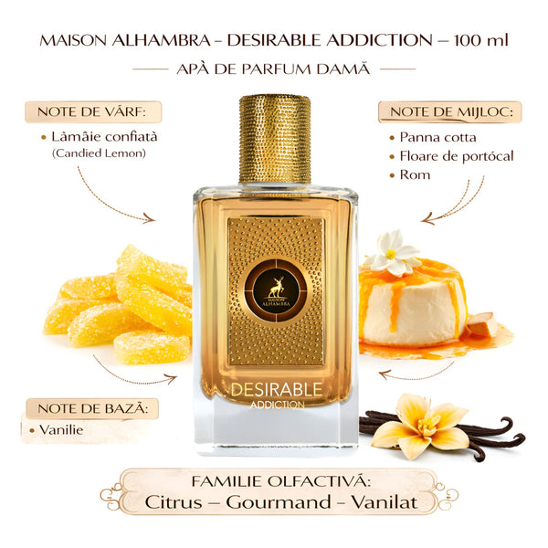 Maison Alhambra DESIRABLE ADDICTION 100 ml, Apă de parfum dama b