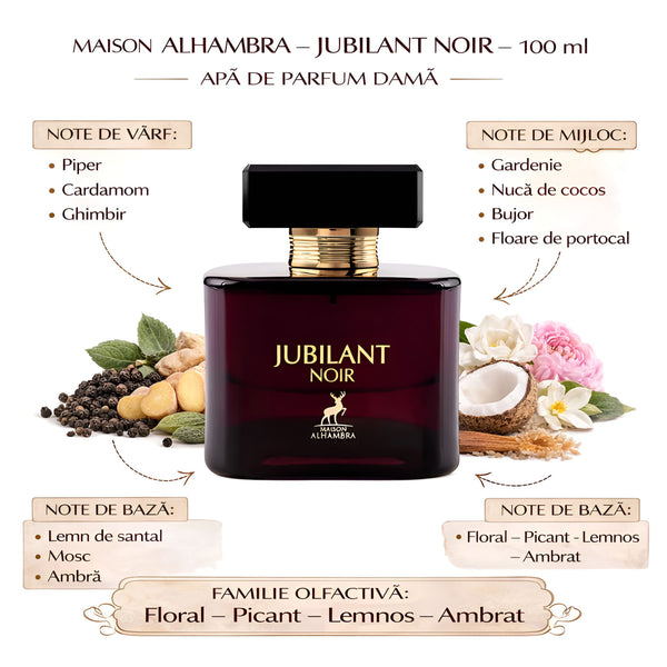 Maison Alhambra Jubilant Noir de 100 ml, Apă de parfum dama b