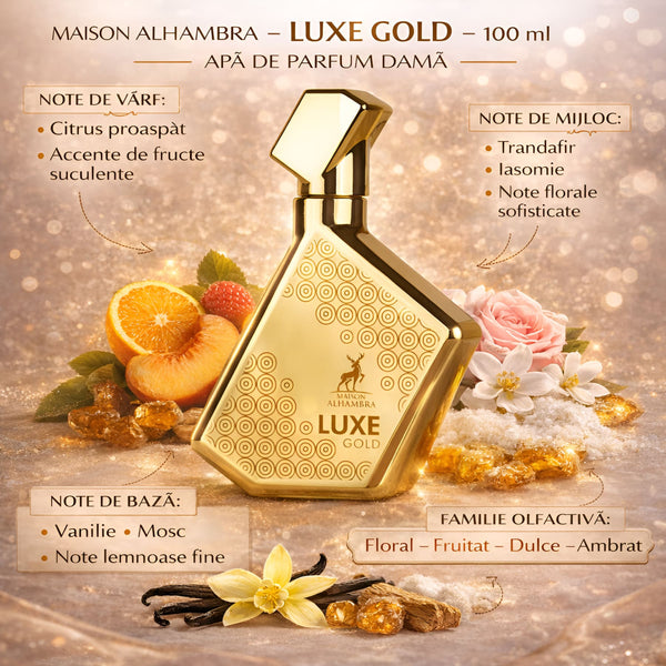 Maison Alhambra LUXE GOLD 100 ml, Apă de parfum dama b
