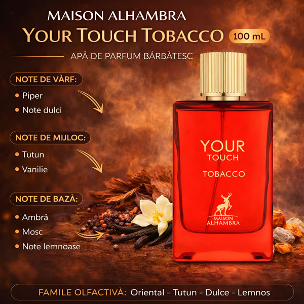 Maison Alhambra Your Touch Tobacco 100 ml, Apă de parfum barbatesc b