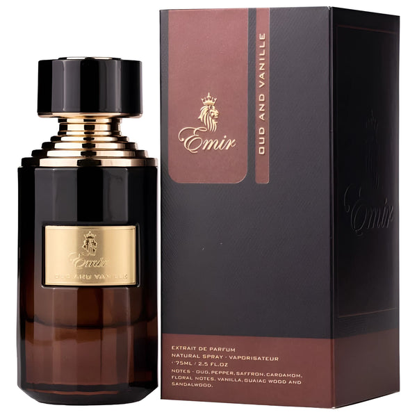 Paris Corner Emir Oud and Vanille 75 ml, Apă de parfum Unisex c