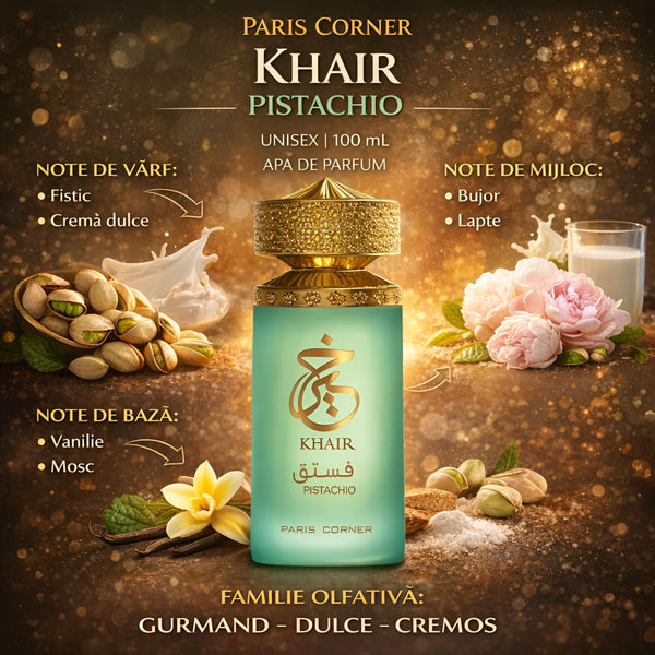 Paris Corner Khair Pistachio 100 ml, Apă de parfum Unisex b