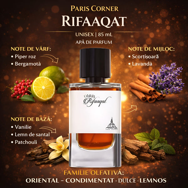 Paris Corner Rifaaqat 85 ml, Apă de parfum Unisex b