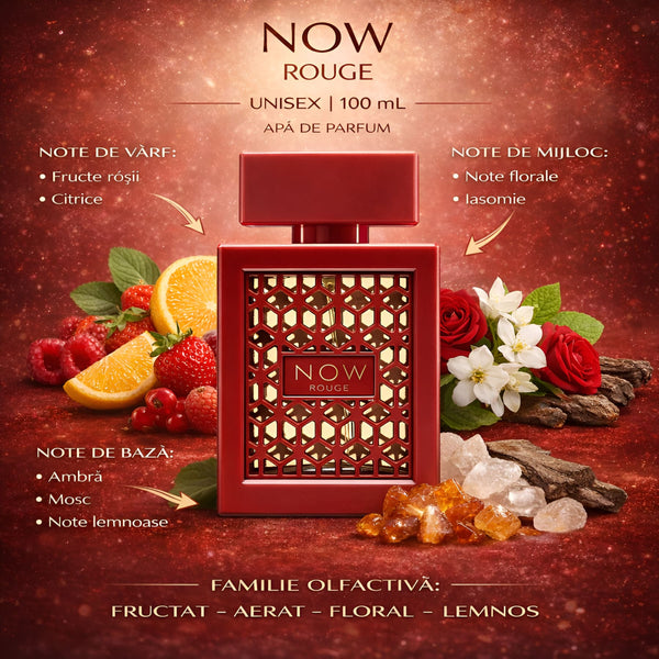 Rave NOW ROUGE 100 ml, Apă de parfum Unisex b