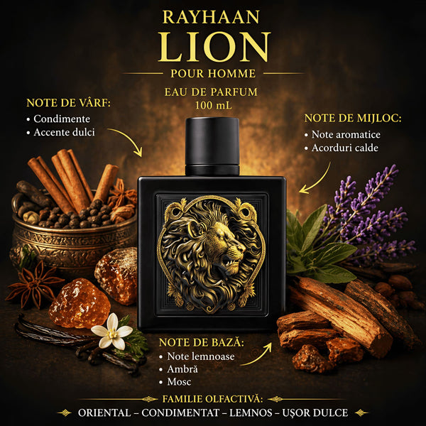 Rayhaan Lion 100 ml, Apa de parfum barbat b