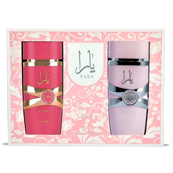 Set Lattafa Yara + Yara Candy 2x100 ml , Apă de parfum dama b