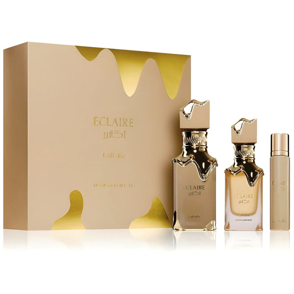 Set Cadou Lattafa Eclaire 100 ml + 12 ml + hairmist 50 ml