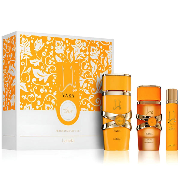 Yara Tous Set Cadou Lattafa, 100 ml - 50 ml - 12 ml