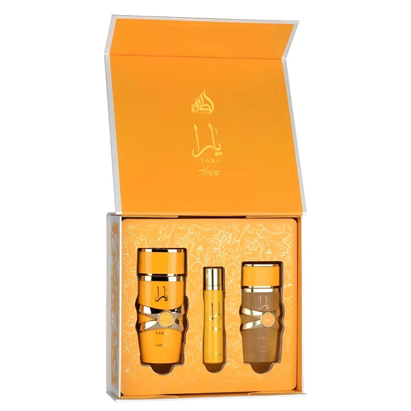 Yara Tous Set Cadou Lattafa, 100 ml - 50 ml - 12 ml b