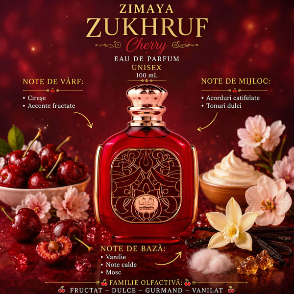 Zimaya Zukhruf Cherry 100 ml, Apă de parfum Unisex